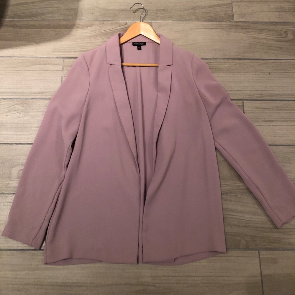 Light pink / mauve Top Shop blazer loose fit